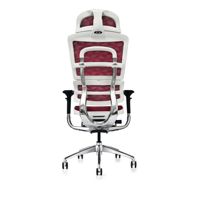 Hood Seating i29 Chair With Integrated Headrest & Leg Rest - Red Kite Mesh - UK Ergonomics