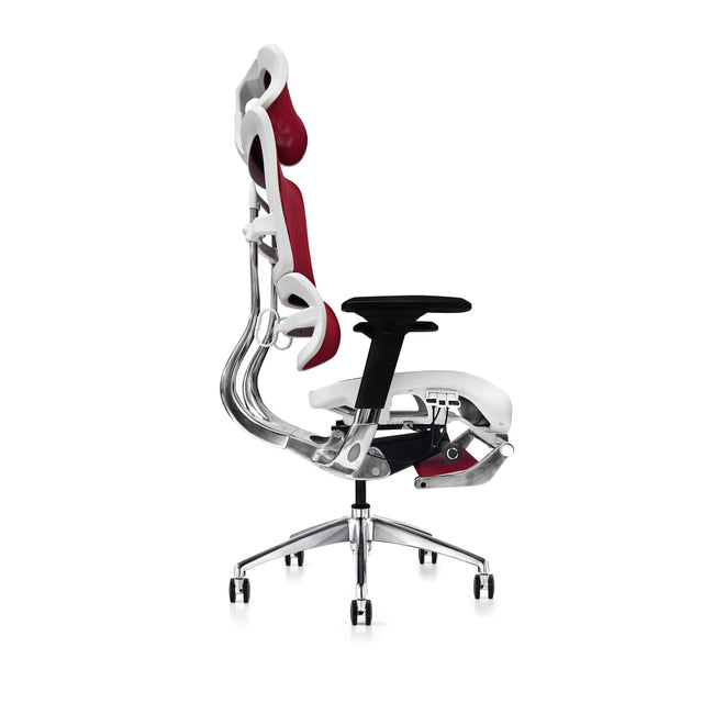 Hood Seating i29 Chair With Integrated Headrest & Leg Rest - Red Kite Mesh - UK Ergonomics